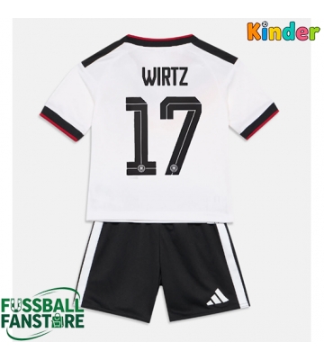 Deutschland Florian Wirtz #17 Replik Heimtrikot Kinder WM 2026 Kurzarm (+ Kurze Hosen)